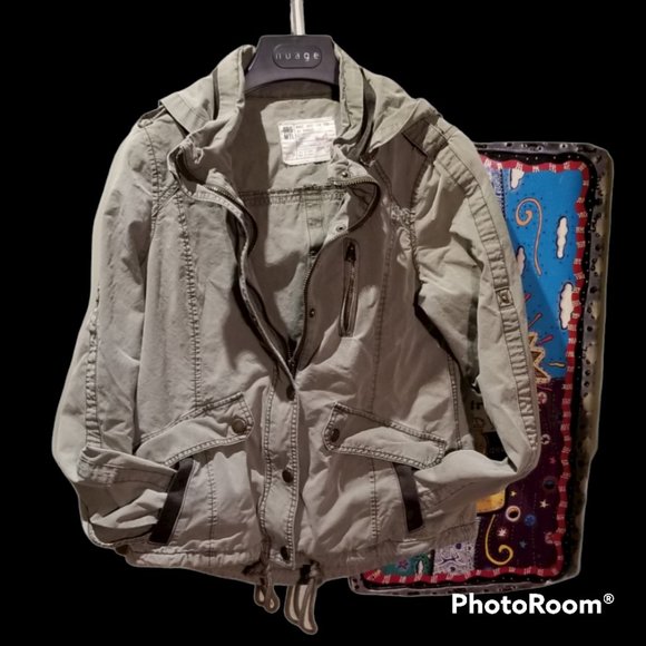 Garage Jackets & Blazers - GARAGE Wmns Khaki Cargo Jacket (Size XS)